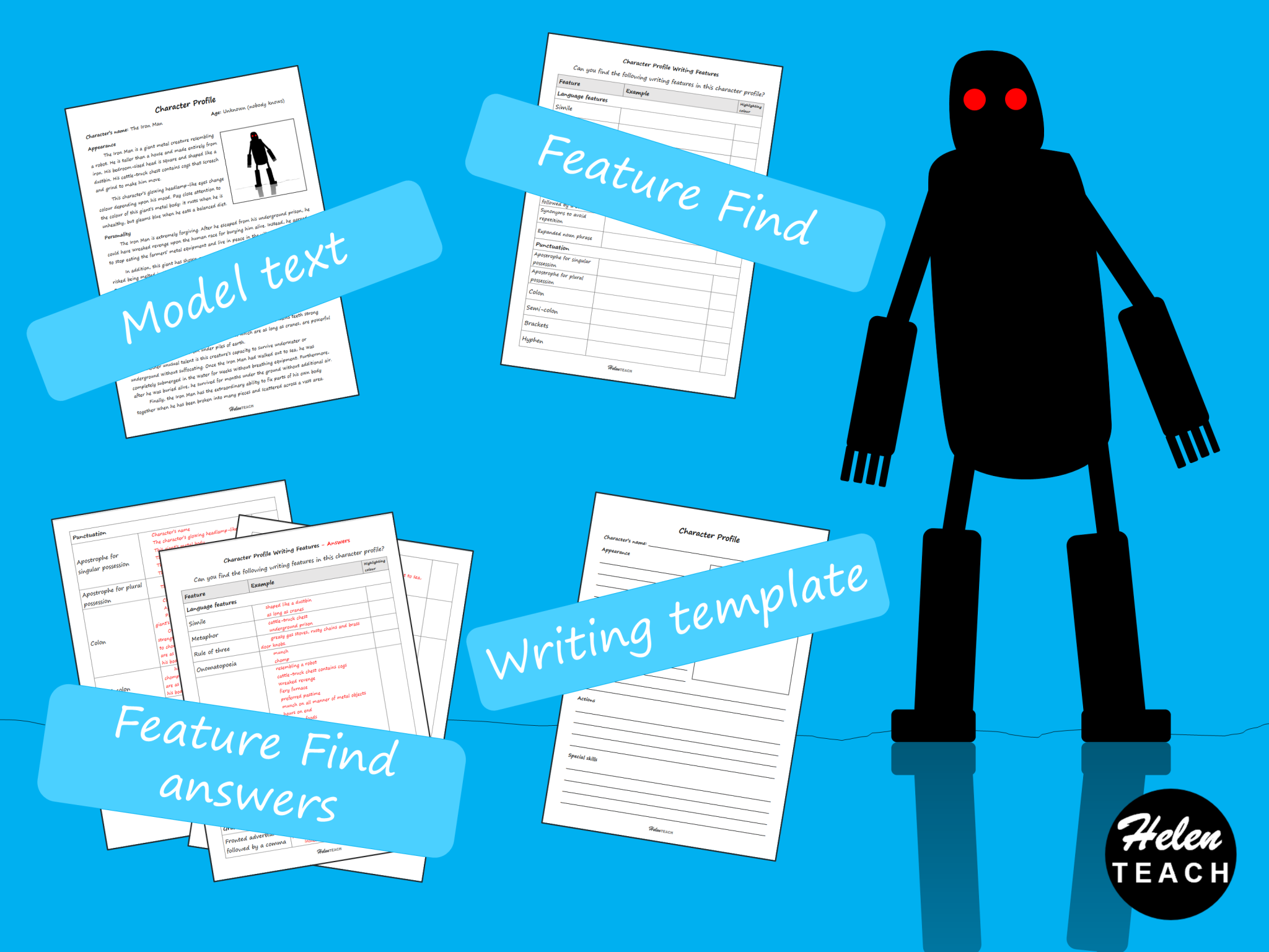 Resource: The Iron Man Character Profile Example, Feature Sheet ...